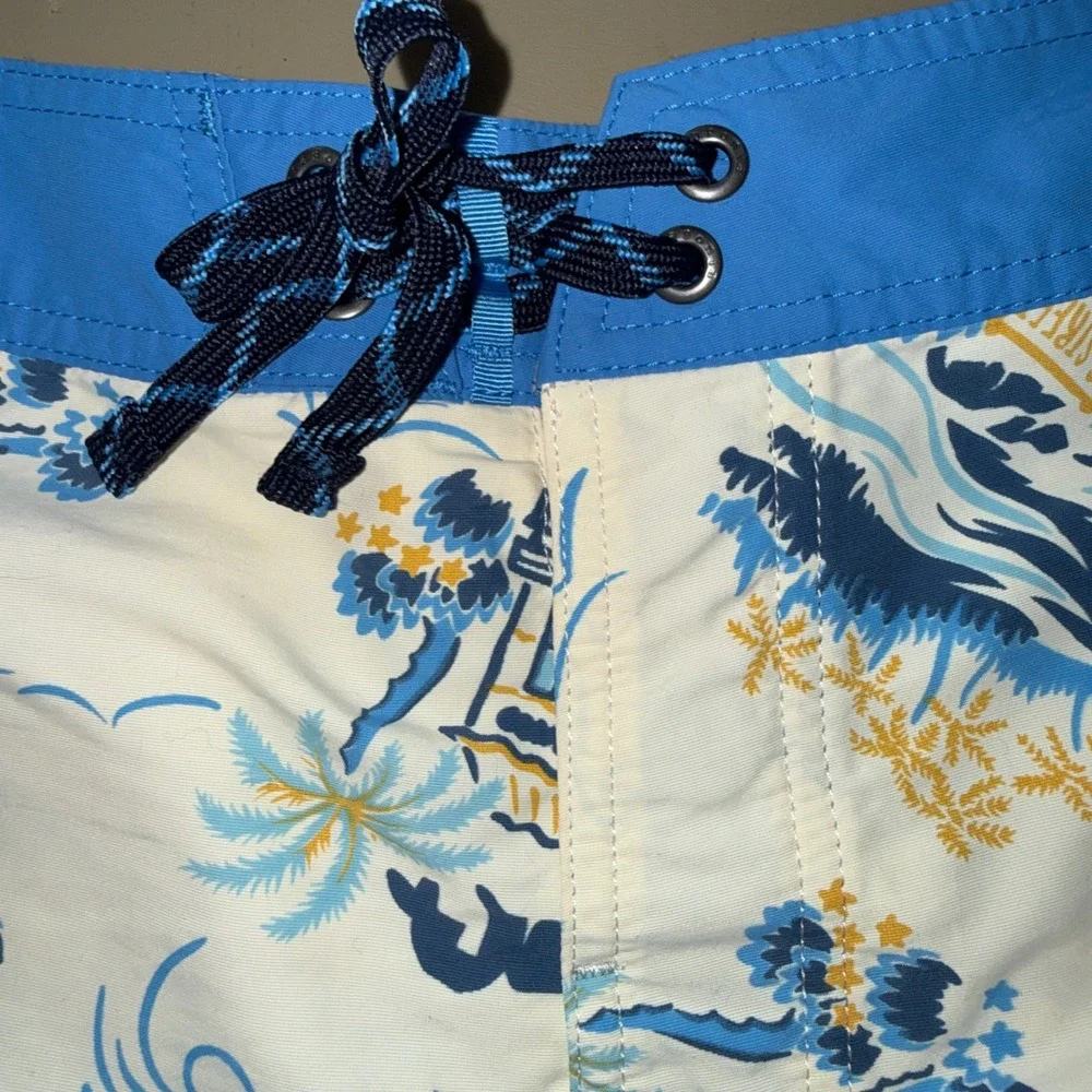 Patagonia wavefarer Board Shorts 36 c-street toasted white Tropical Surf swim